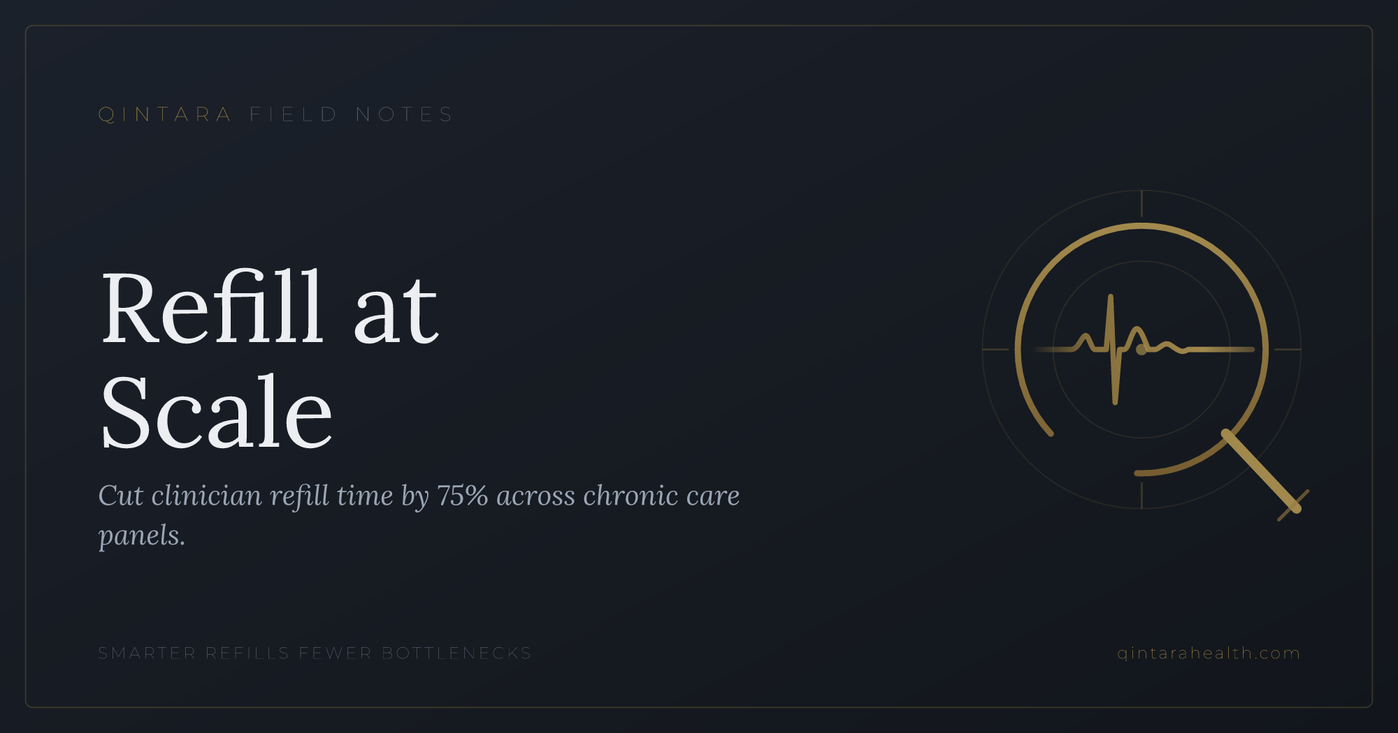 Refill Protocol for Concierge Clinics at Scale