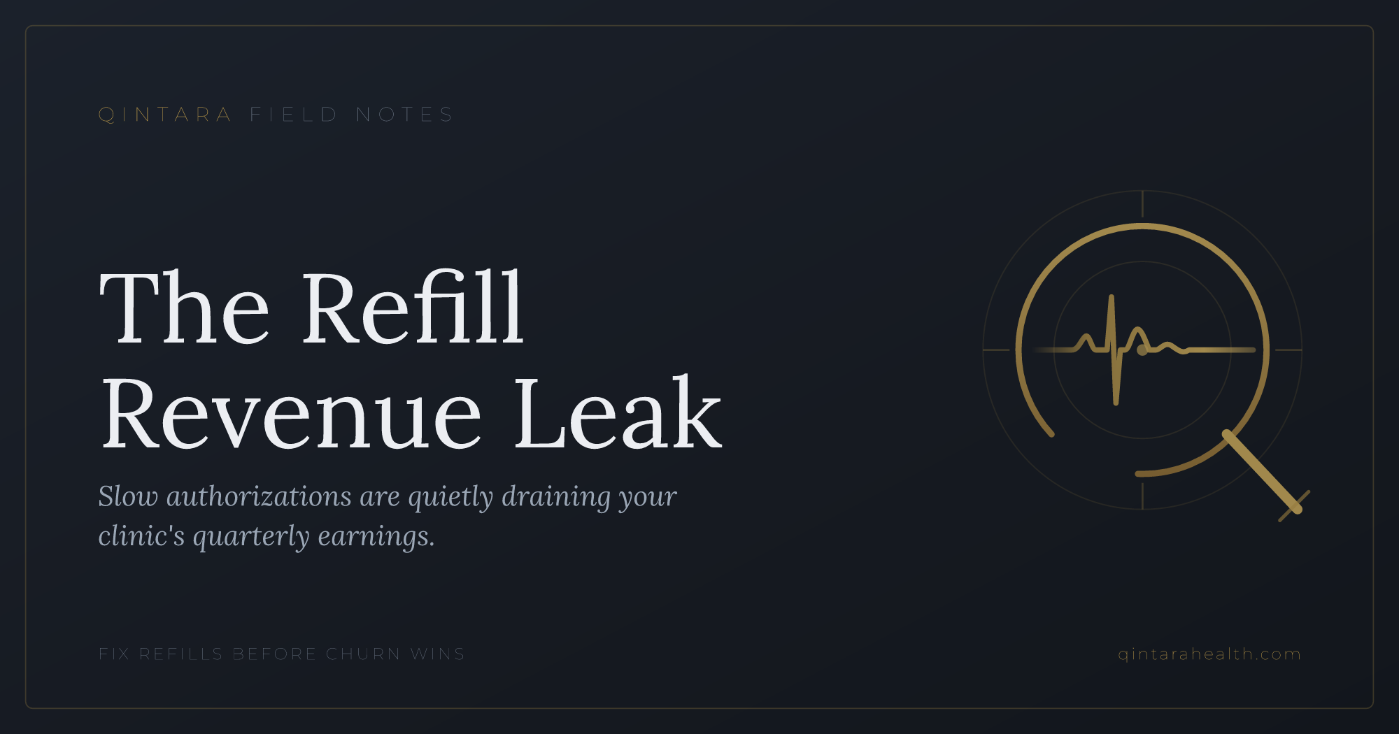 Refill Turnaround Time Is a Revenue Metric