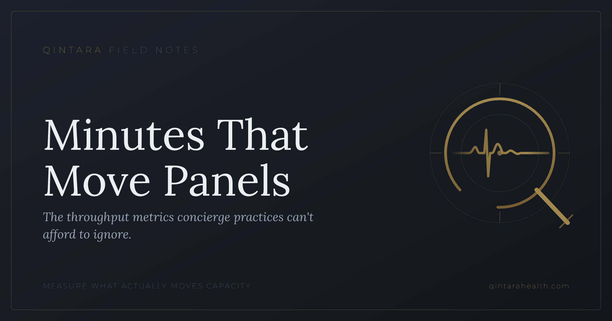 Concierge Practice Throughput Metrics That Matter