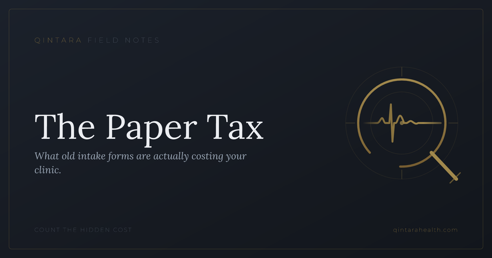 AI Intake vs Paper Forms: Clinic ROI Compared