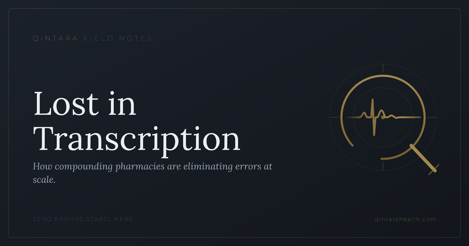 Reducing Compounding Transcription Errors at Scale