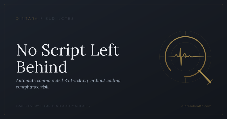 Closing the Loop on Compounded Rx Tracking